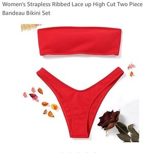 High Cut High Waist Bikini Bottom